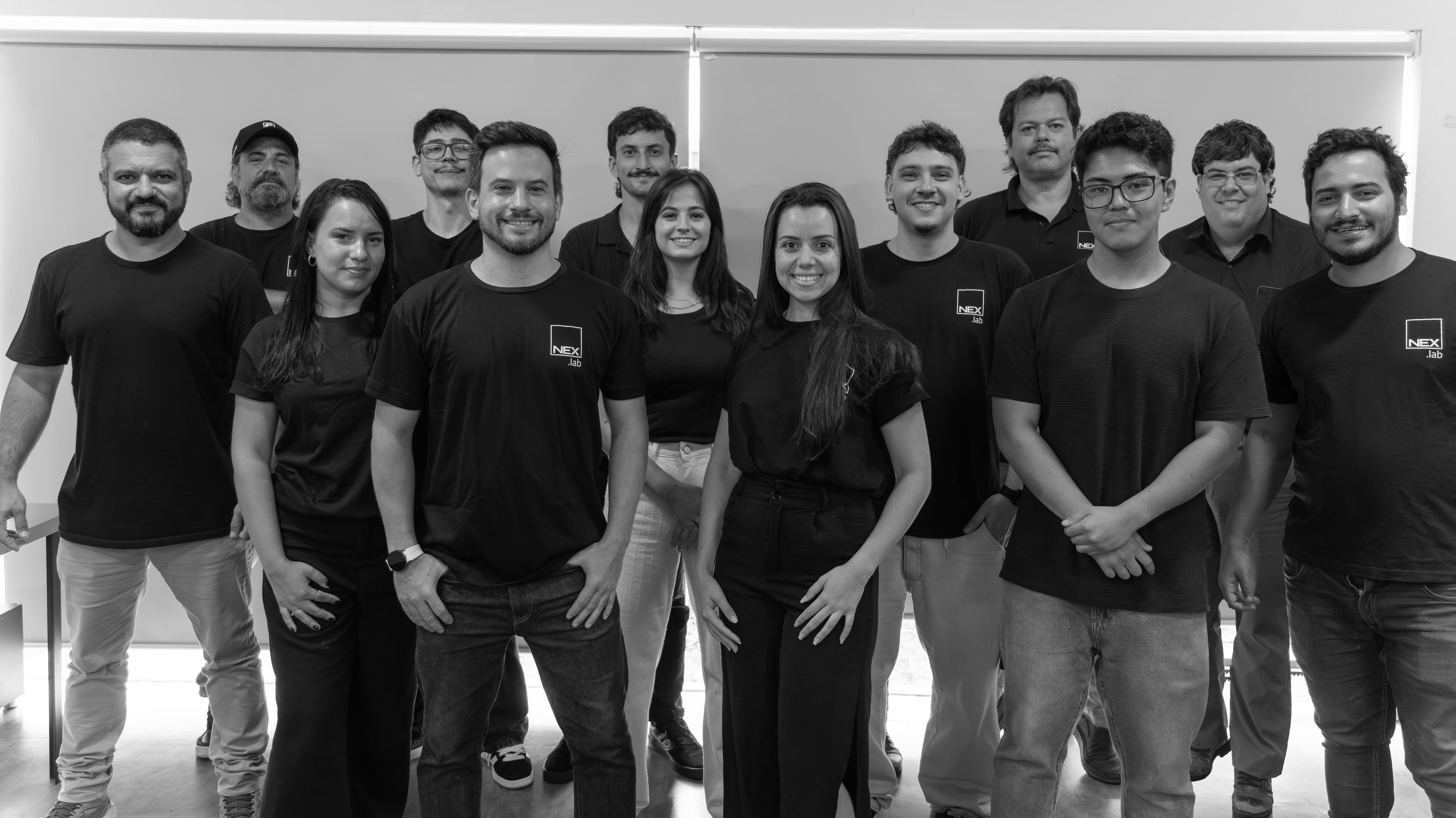 Equipe da Nex Lab — laboratório de tecnologia para brand experience em São Paulo